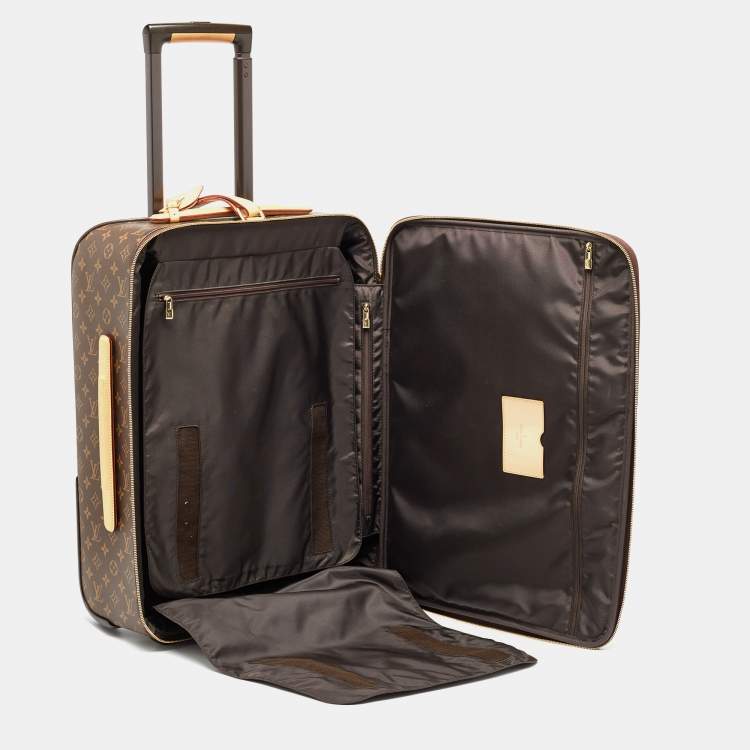 Pre Owned Louis Vuitton Monogram Canvas Business Pegase Legere 55 Luggage