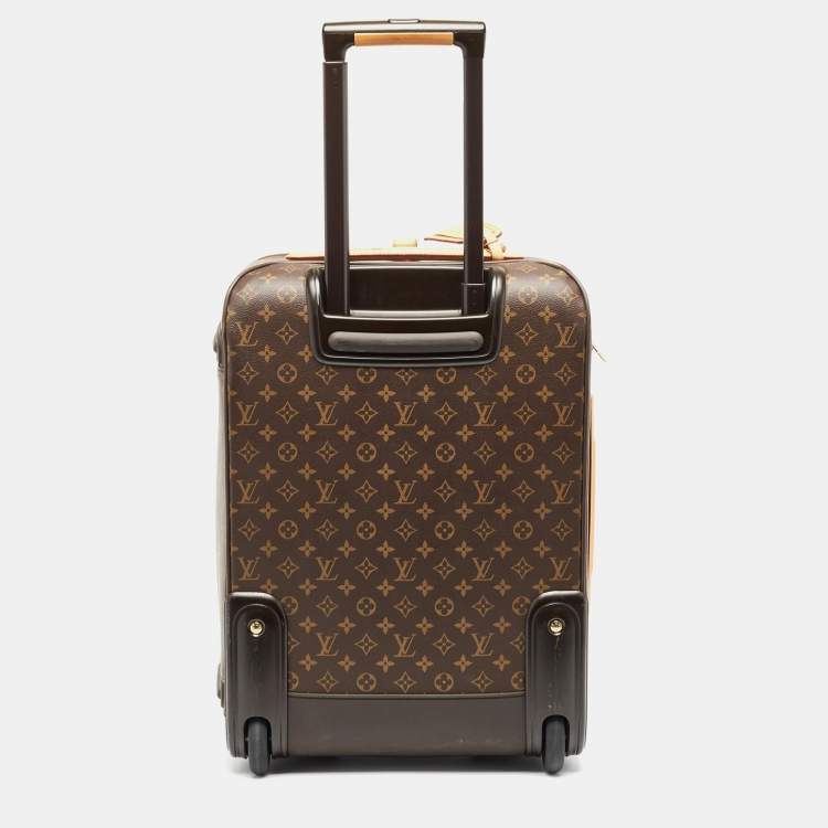 Pre Owned Louis Vuitton Monogram Canvas Business Pegase Legere 55 Luggage