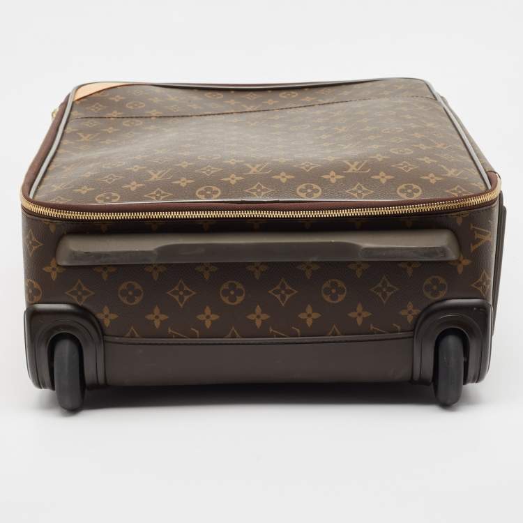 Pre Owned Louis Vuitton Monogram Canvas Business Pegase Legere 55 Luggage