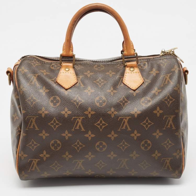 Pre Owned Louis Vuitton Monogram Canvas Speedy Bandouliere 30 Bag