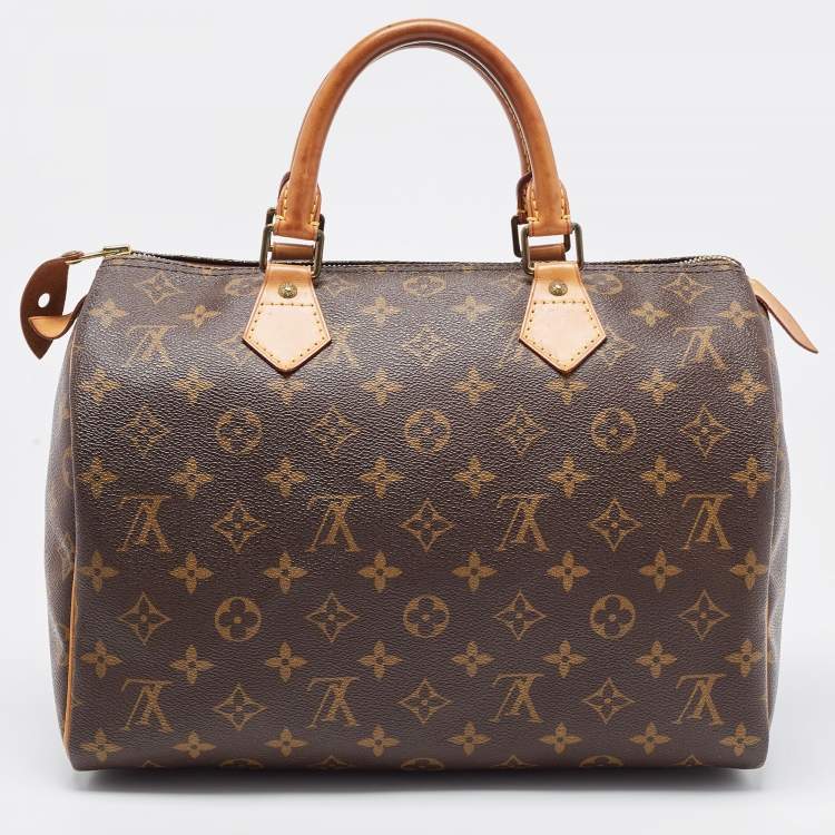 Pre Owned Louis Vuitton Monogram Canvas Speedy 30 Bag