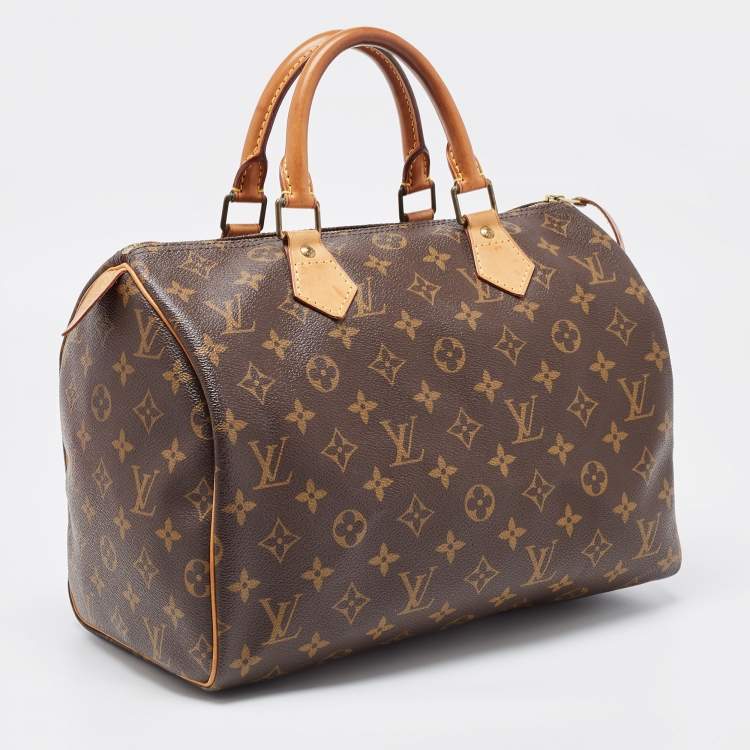 Pre Owned Louis Vuitton Monogram Canvas Speedy 30 Bag