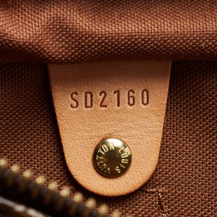 Pre Owned Louis Vuitton Monogram Canvas Speedy 30 Bag