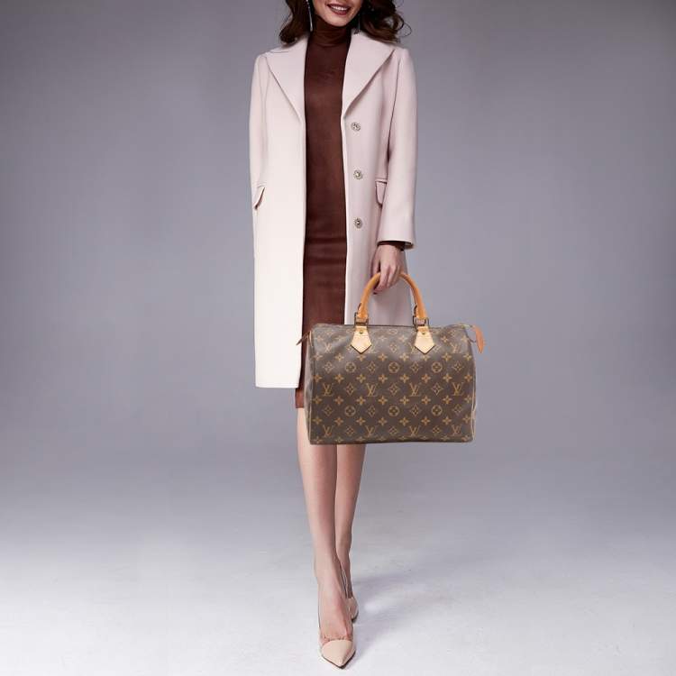 Pre Owned Louis Vuitton Monogram Canvas Speedy 30 Bag