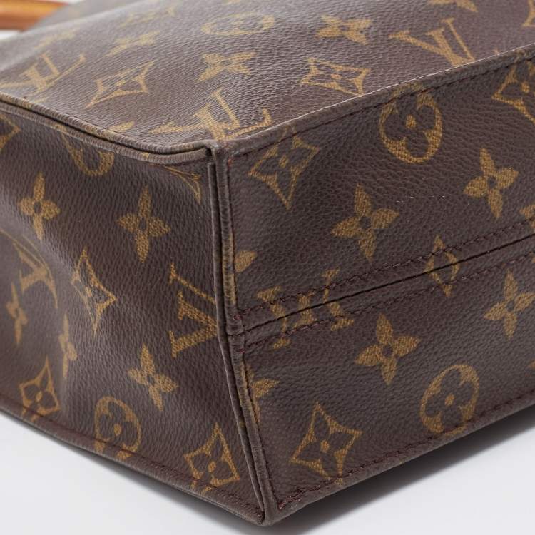 Pre Owned Louis Vuitton Monogram Canvas Sac Plat Tote