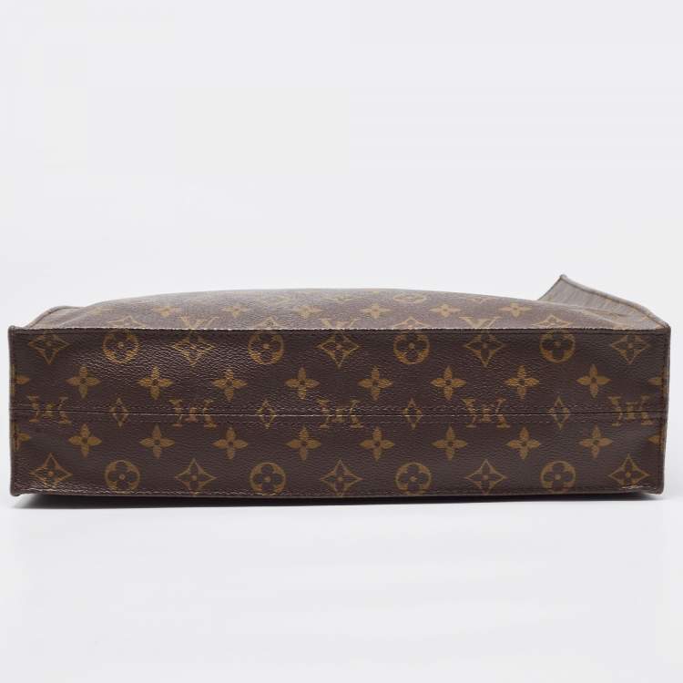 Pre Owned Louis Vuitton Monogram Canvas Sac Plat Tote