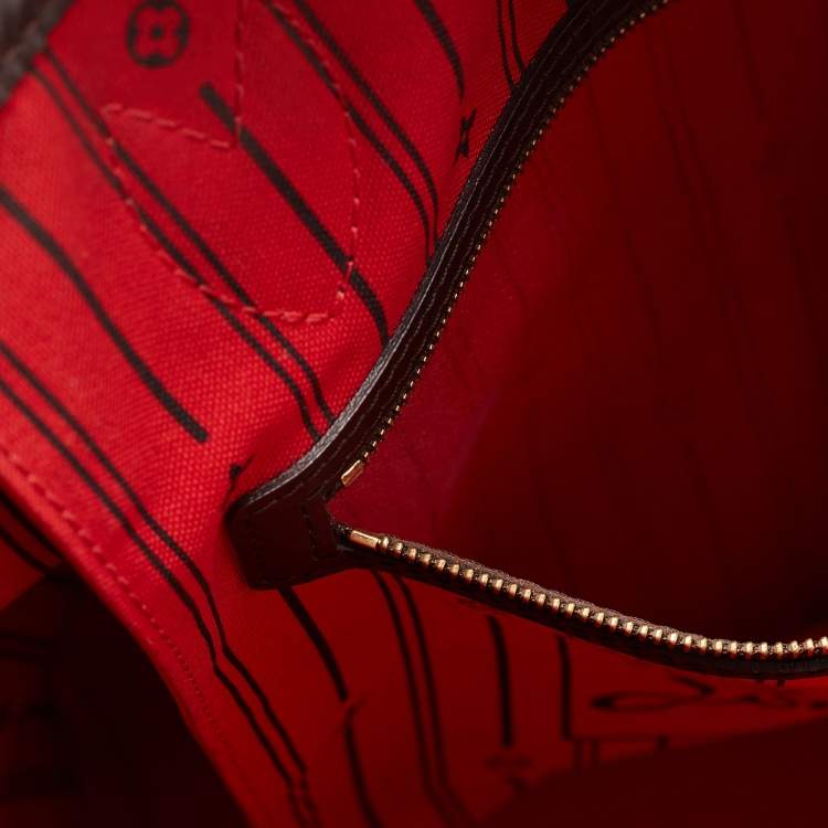 Pre Owned Louis Vuitton Damier Ebene Canvas Neverfull MM Bag