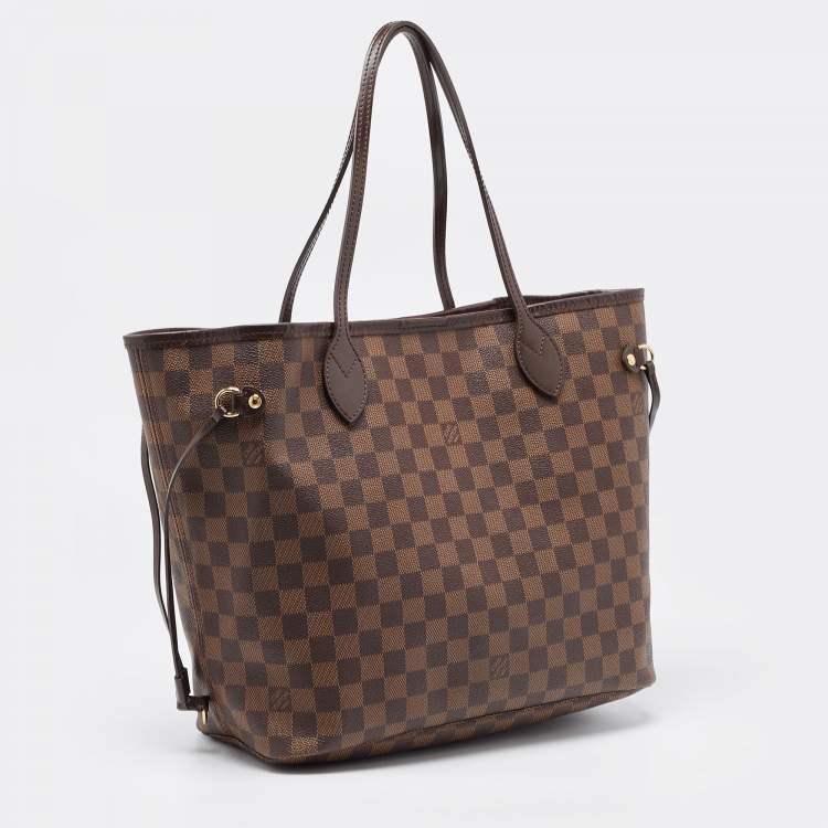 Pre Owned Louis Vuitton Damier Ebene Canvas Neverfull MM Bag
