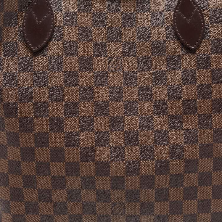 Pre Owned Louis Vuitton Damier Ebene Canvas Neverfull MM Bag