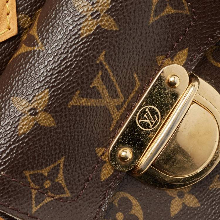 Pre Owned Louis Vuitton Brown Monogram Manhattan PM