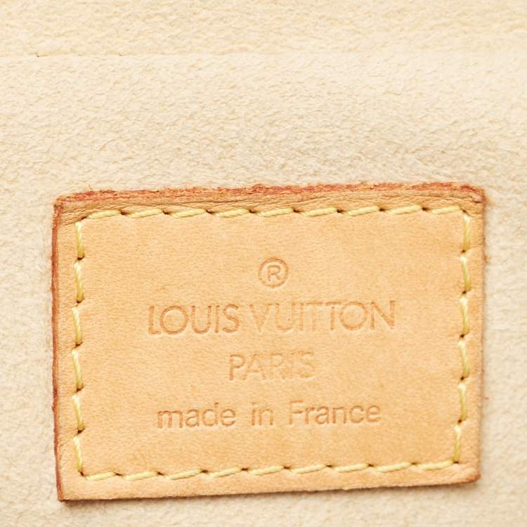 Pre Owned Louis Vuitton Brown Monogram Manhattan PM