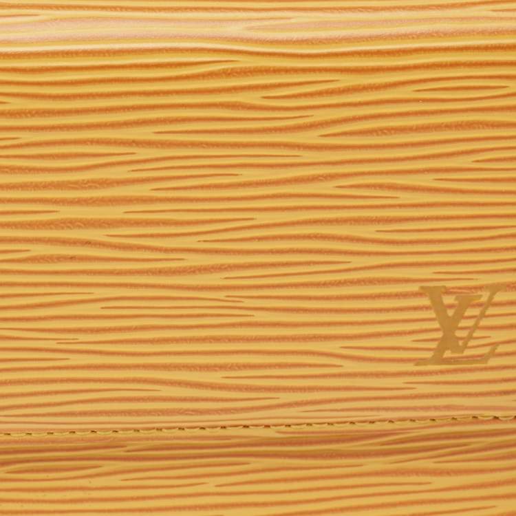 Pre Owned Louis Vuitton Tassel Yellow Epi Leather Porte Tresor International Wallet