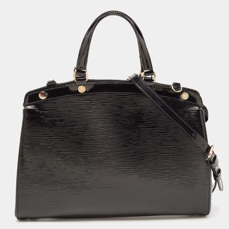Pre Owned Louis Vuitton Black Electric Epi Leather Brea MM Bag