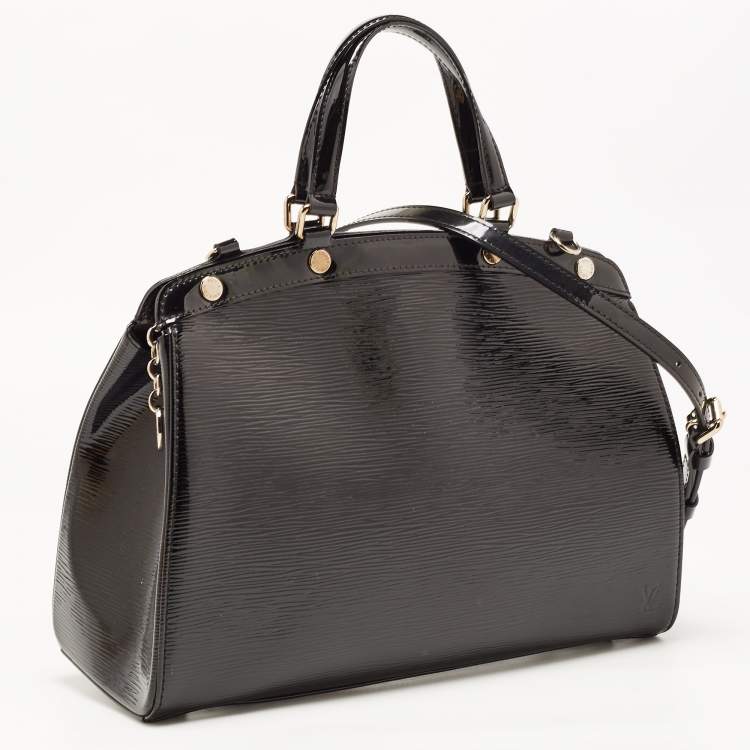 Pre Owned Louis Vuitton Black Electric Epi Leather Brea MM Bag