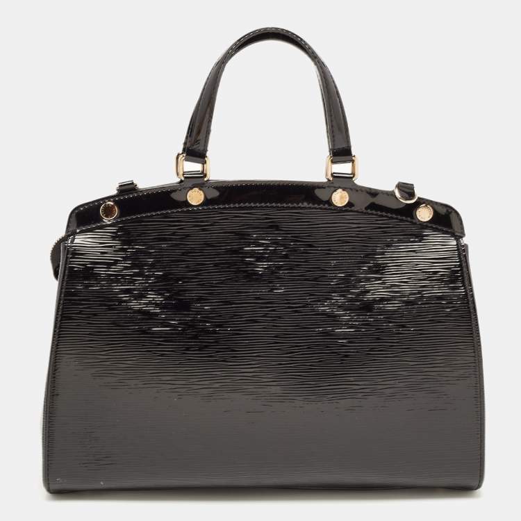 Pre Owned Louis Vuitton Black Electric Epi Leather Brea MM Bag