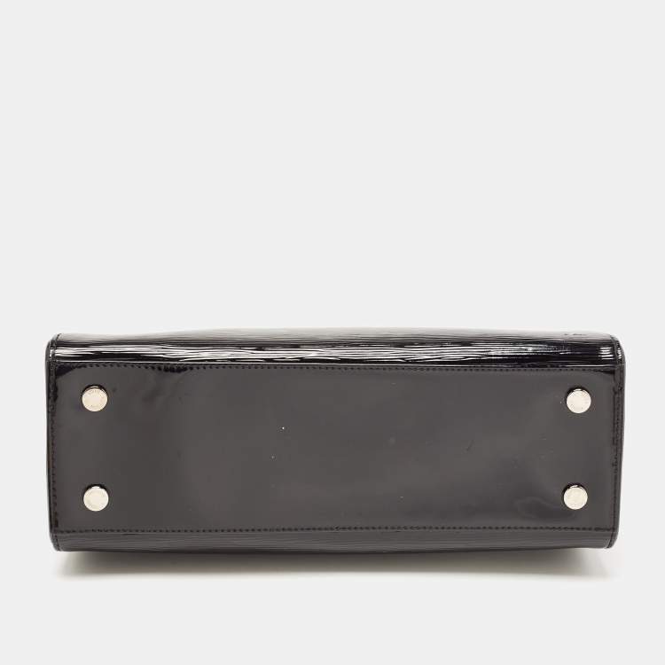 Pre Owned Louis Vuitton Black Electric Epi Leather Brea MM Bag
