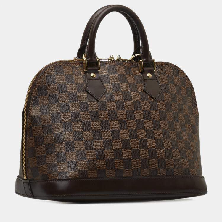 Pre Owned Louis Vuitton Damier Ebene Alma MM