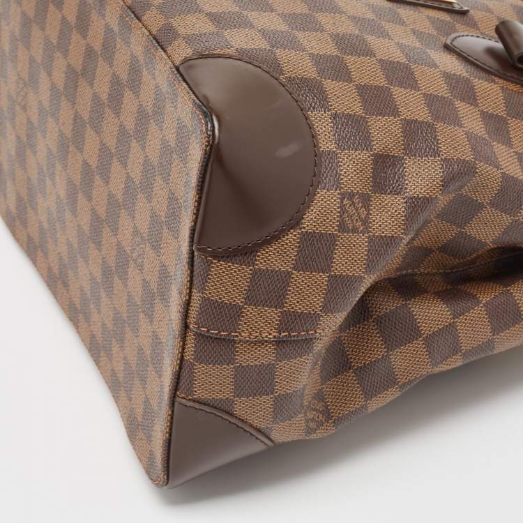Pre Owned Louis Vuitton Damier Ebene Canvas Hampstead PM Bag