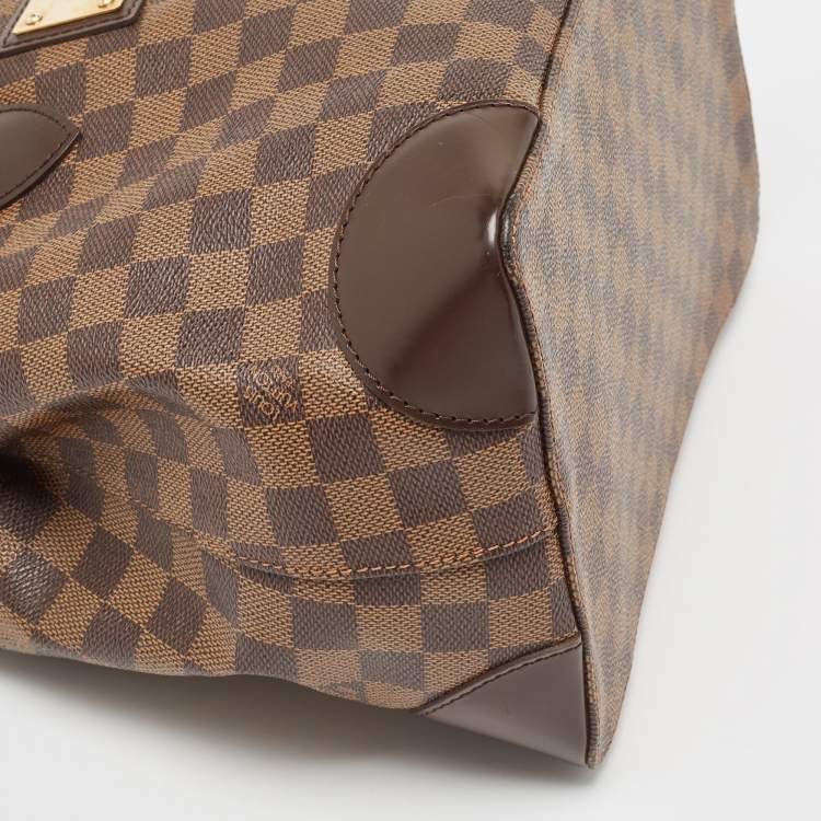 Pre Owned Louis Vuitton Damier Ebene Canvas Hampstead PM Bag