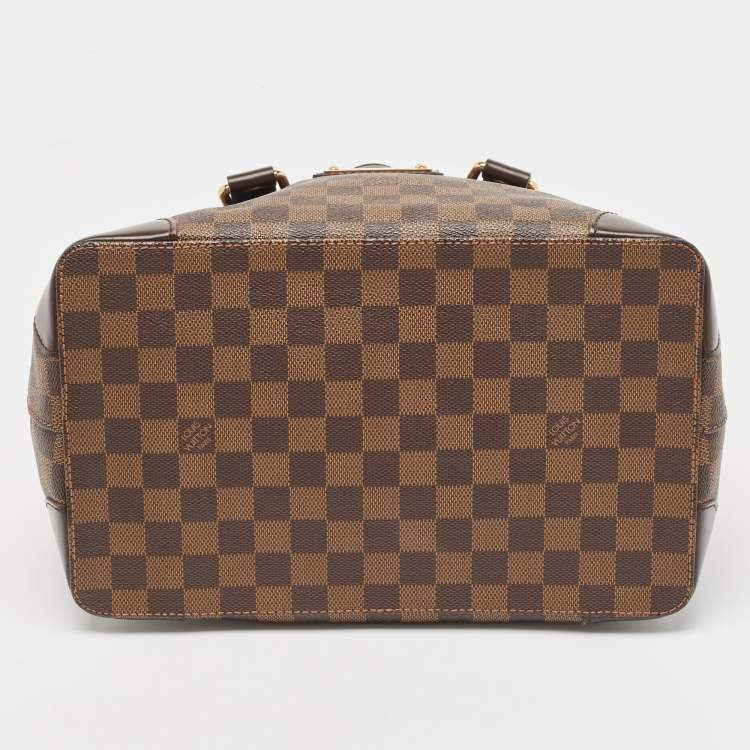Pre Owned Louis Vuitton Damier Ebene Canvas Hampstead PM Bag