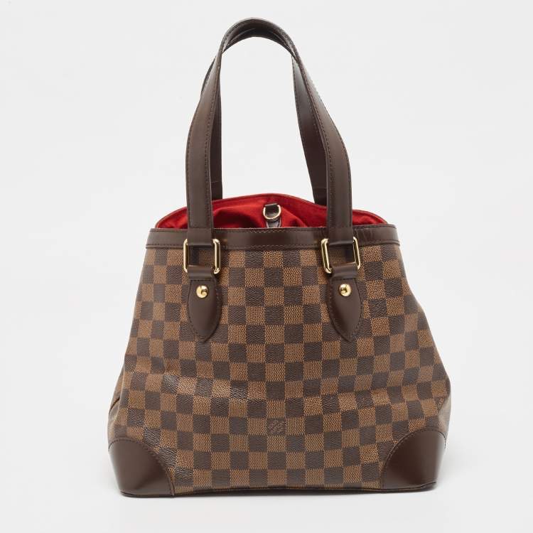 Pre Owned Louis Vuitton Damier Ebene Canvas Hampstead PM Bag