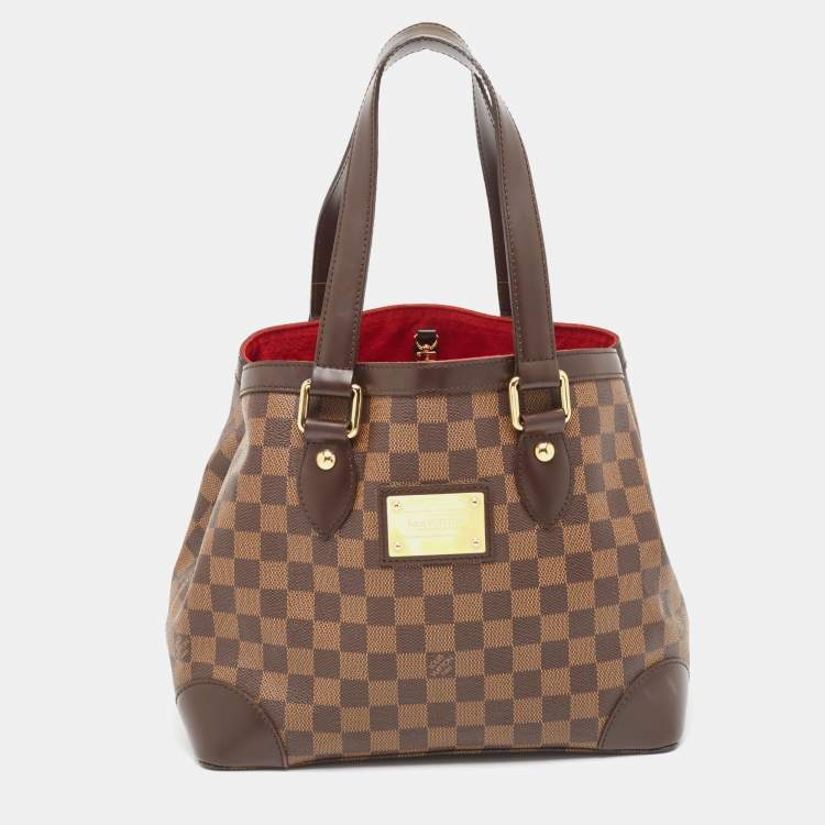 Pre Owned Louis Vuitton Damier Ebene Canvas Hampstead PM Bag