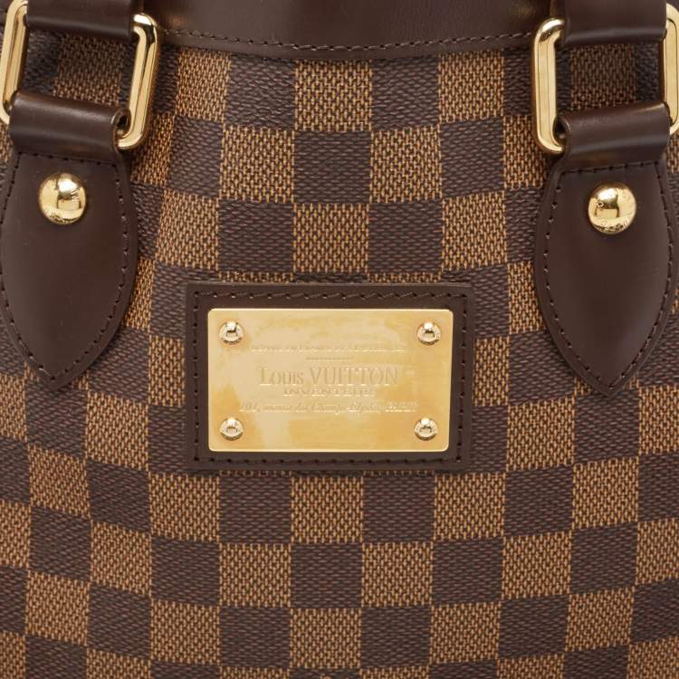 Pre Owned Louis Vuitton Damier Ebene Canvas Hampstead PM Bag