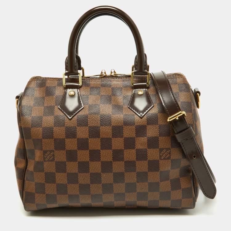 Louis Vuitton Speedy Bandouliere 25 Teddy Bag in Brown
