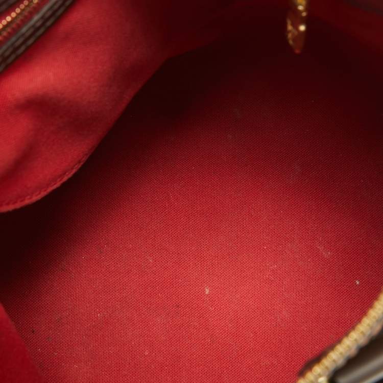 Pre Owned Louis Vuitton Damier Ebene Canvas Speedy Bandouliere 25 Bag
