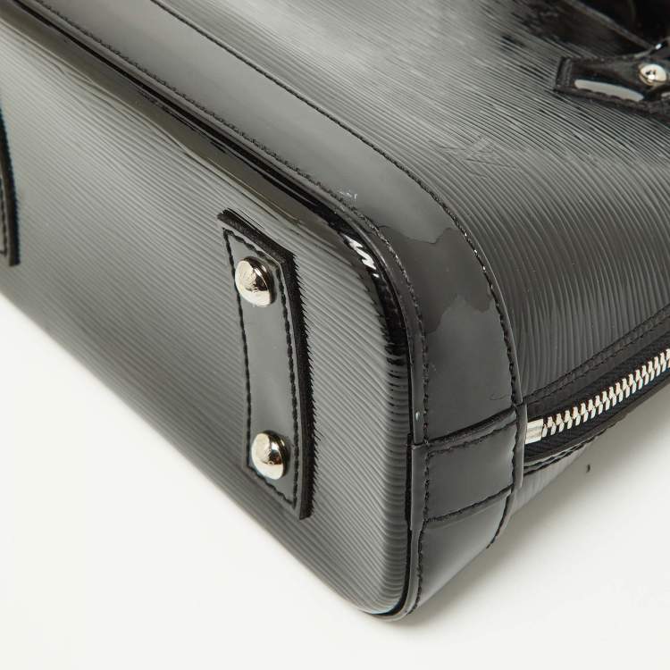 Pre Owned Louis Vuitton Black Electric Epi Leather Alma BB Bag