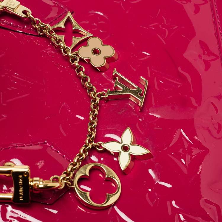Pre Owned Louis Vuitton Indian Rose Monogram Vernis Alma BB Bag