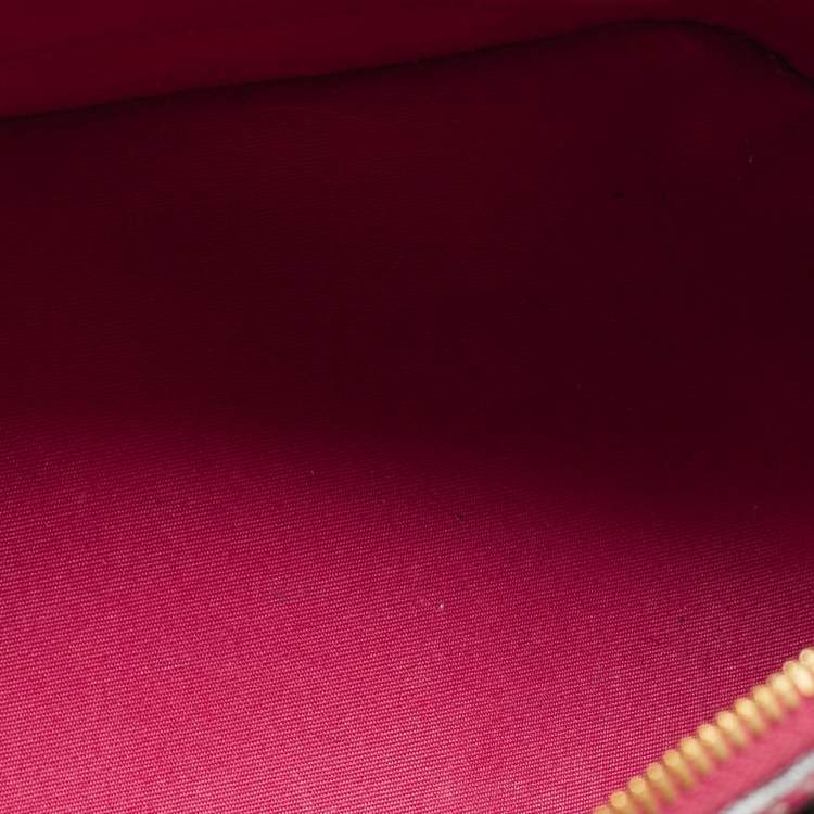 Pre Owned Louis Vuitton Indian Rose Monogram Vernis Alma BB Bag