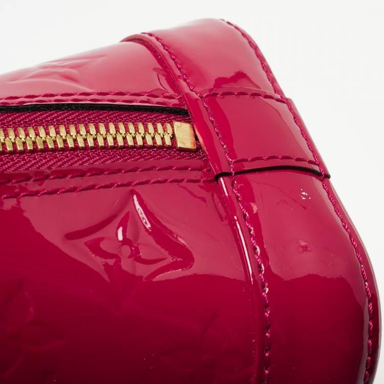 Pre Owned Louis Vuitton Indian Rose Monogram Vernis Alma BB Bag