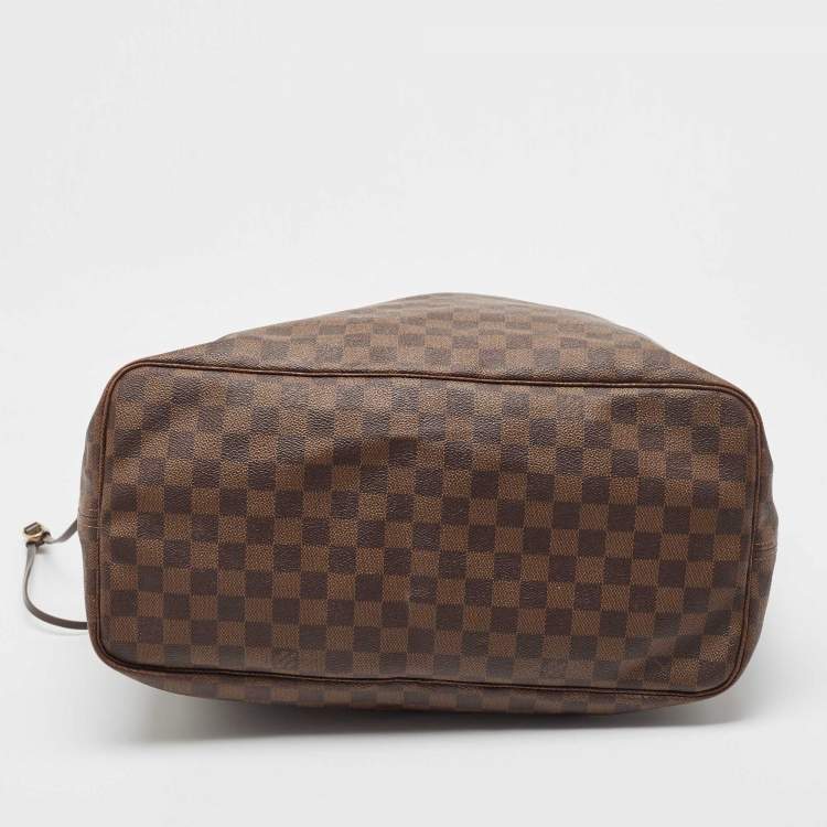 Pre Owned Louis Vuitton Damier Ebene Canvas Neverfull GM Bag