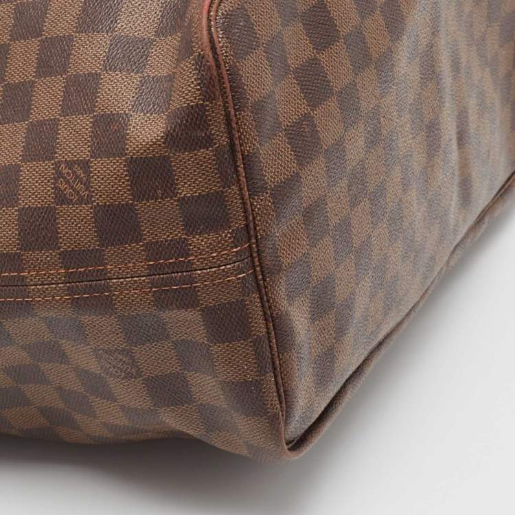 Pre Owned Louis Vuitton Damier Ebene Canvas Neverfull GM Bag