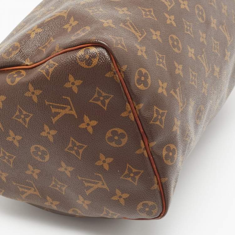 Pre Owned Louis Vuitton Monogram Canvas Speedy 35 Bag