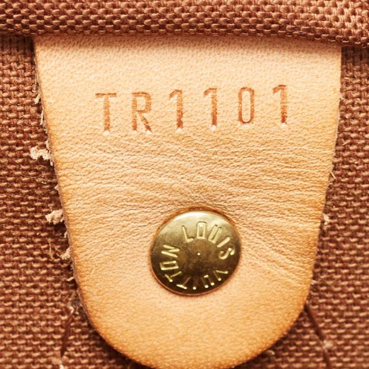 Pre Owned Louis Vuitton Monogram Canvas Speedy 35 Bag