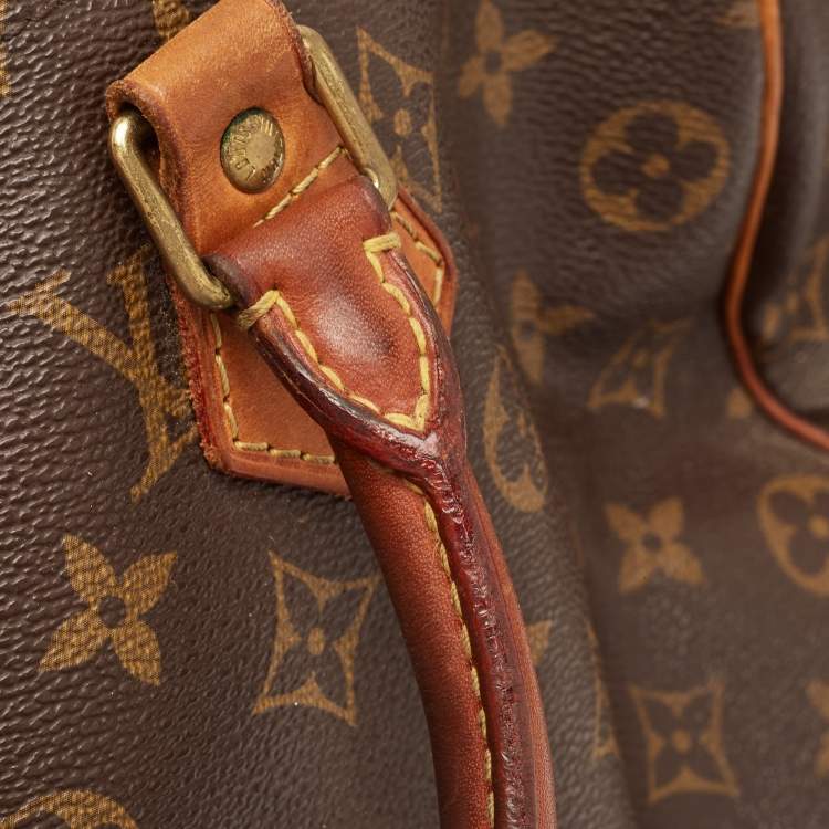 Pre Owned Louis Vuitton Monogram Canvas Speedy 35 Bag