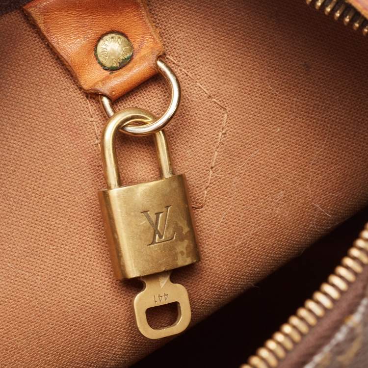 Pre Owned Louis Vuitton Monogram Canvas Speedy 35 Bag