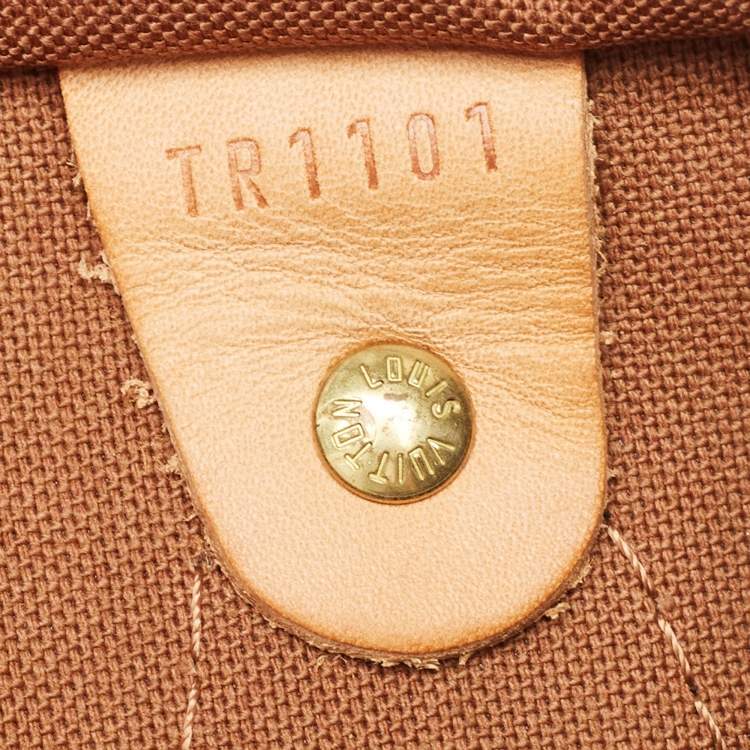 Pre Owned Louis Vuitton Monogram Canvas Speedy 35 Bag