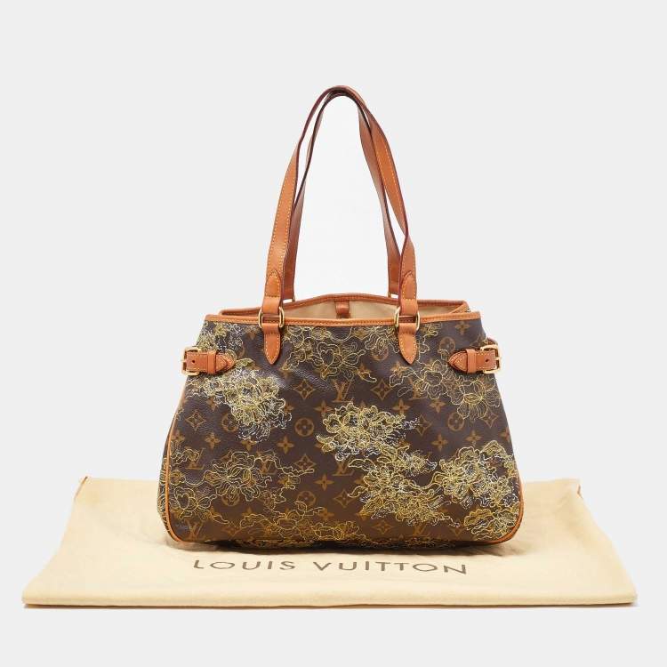 Pre Owned Louis Vuitton Monogram Canvas Limited Edition Dentelle Batignolles Horizontal Bag