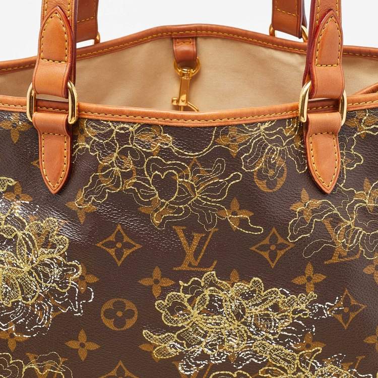 Pre Owned Louis Vuitton Monogram Canvas Limited Edition Dentelle Batignolles Horizontal Bag
