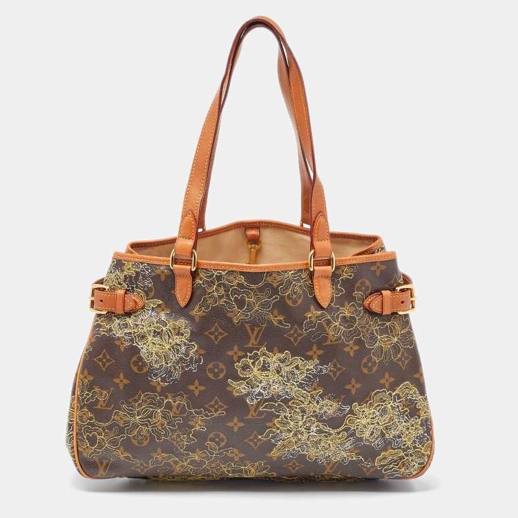 Pre Owned Louis Vuitton Monogram Canvas Limited Edition Dentelle Batignolles Horizontal Bag