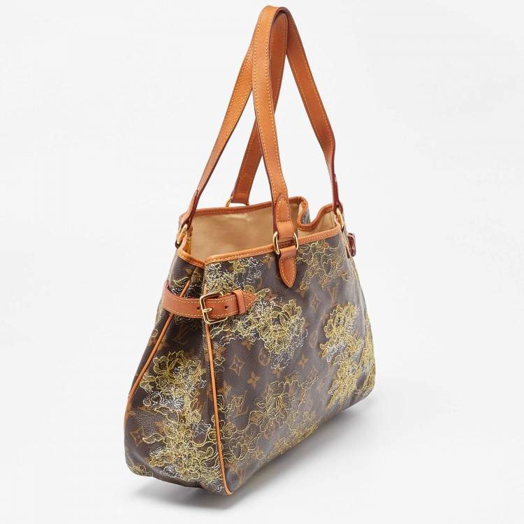 Pre Owned Louis Vuitton Monogram Canvas Limited Edition Dentelle Batignolles Horizontal Bag