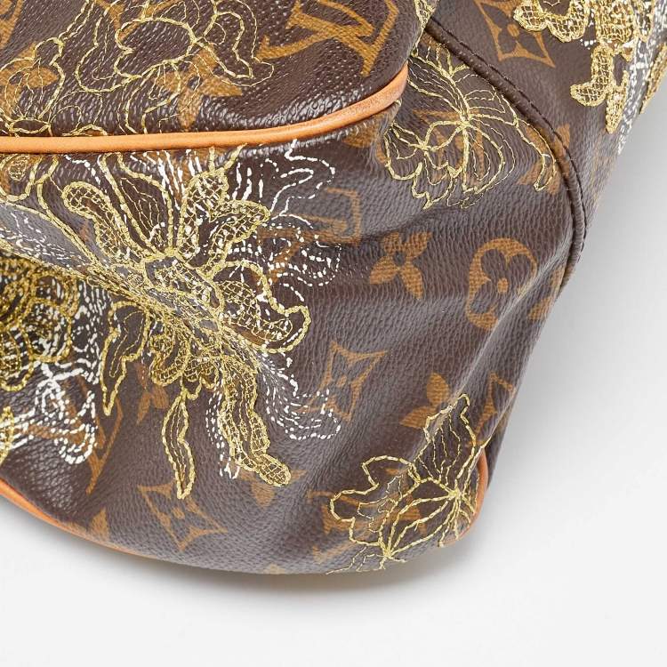 Pre Owned Louis Vuitton Monogram Canvas Limited Edition Dentelle Batignolles Horizontal Bag