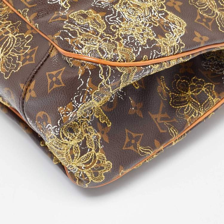 Pre Owned Louis Vuitton Monogram Canvas Limited Edition Dentelle Batignolles Horizontal Bag
