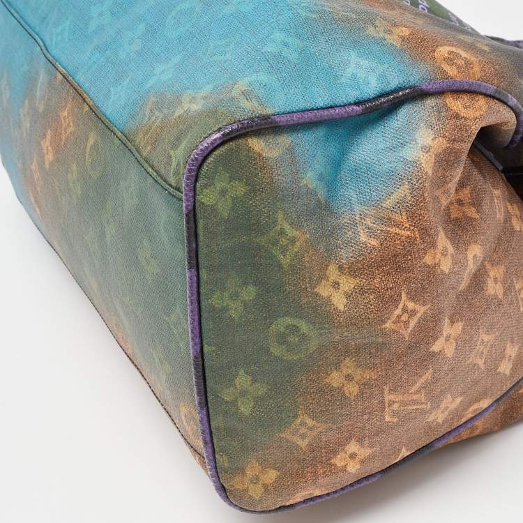 Pre Owned Louis Vuitton Multicolor Monogram Canvas Limited Edition Richard Prince Heartbreak Jokes Bag