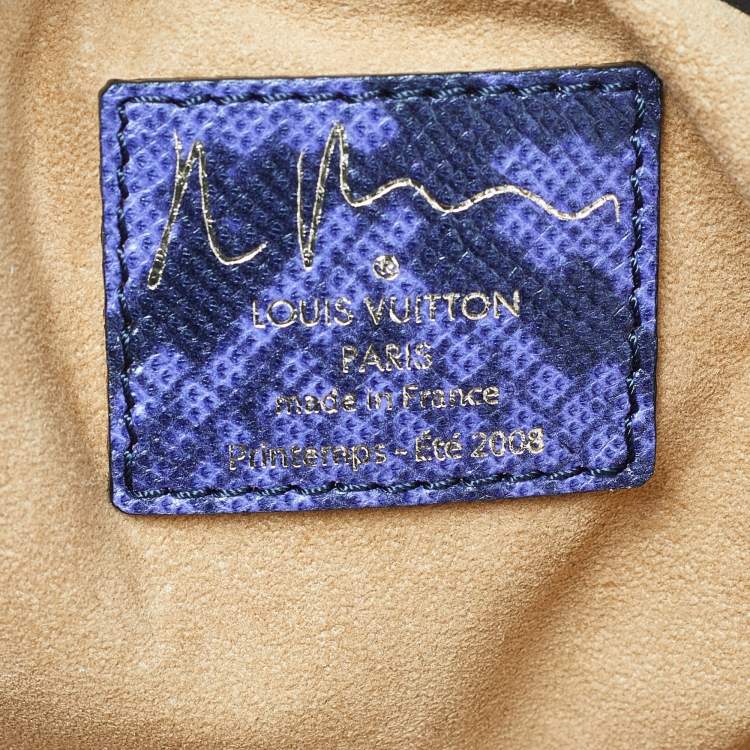 Pre Owned Louis Vuitton Multicolor Monogram Canvas Limited Edition Richard Prince Heartbreak Jokes Bag