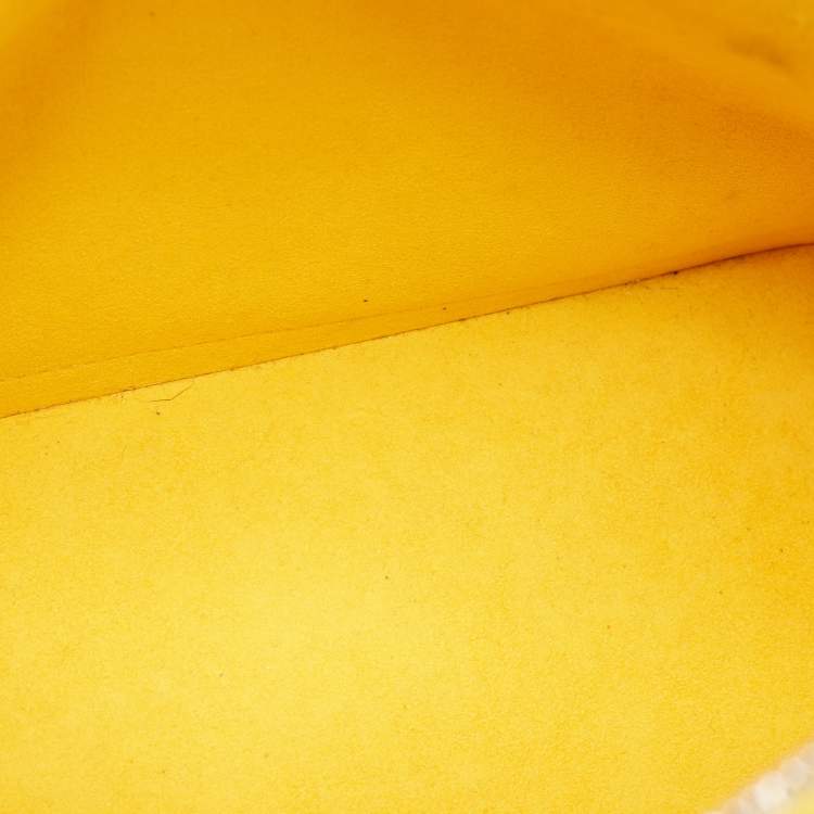 Pre Owned Louis Vuitton Tassil Yellow Epi Leather Alma PM