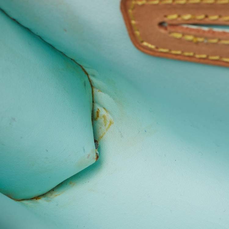 Pre Owned Louis Vuitton Multicolor Monogram Vernis Fleurs Pochette Bag